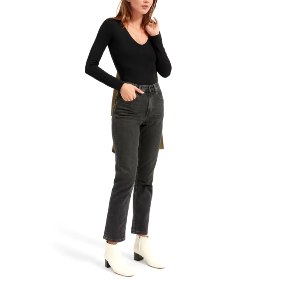Everlane V neck body suit